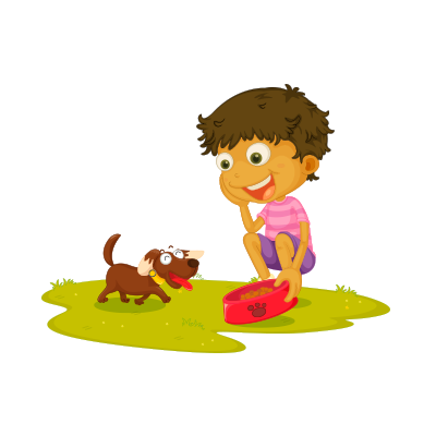 Alimentar al perro